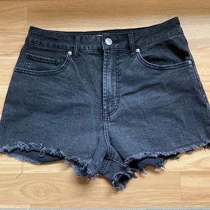 Womens New York Rewash Size 7 High Rise Black Shorts